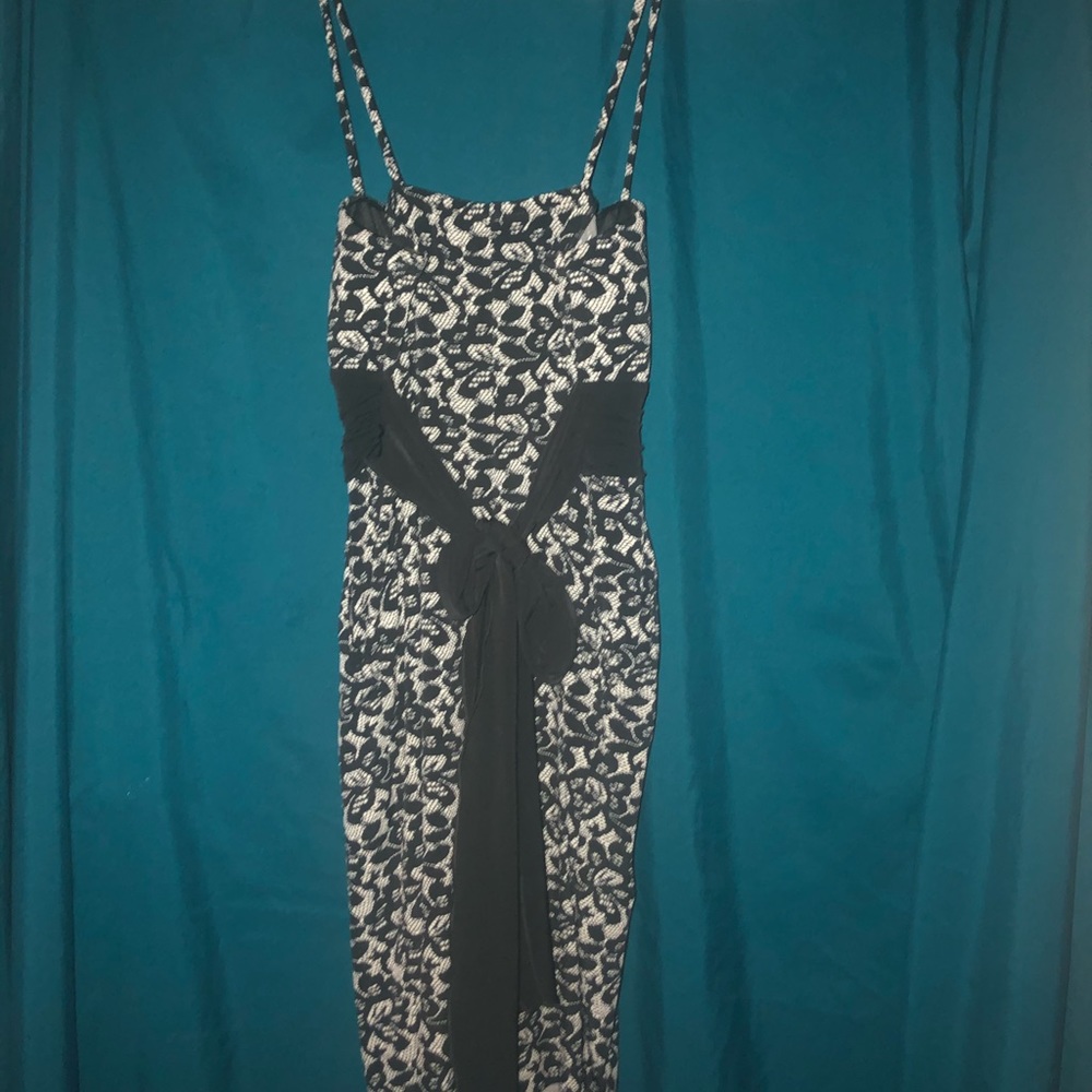 City Triangles S party dress lace print pockets - Picture 6 of 8